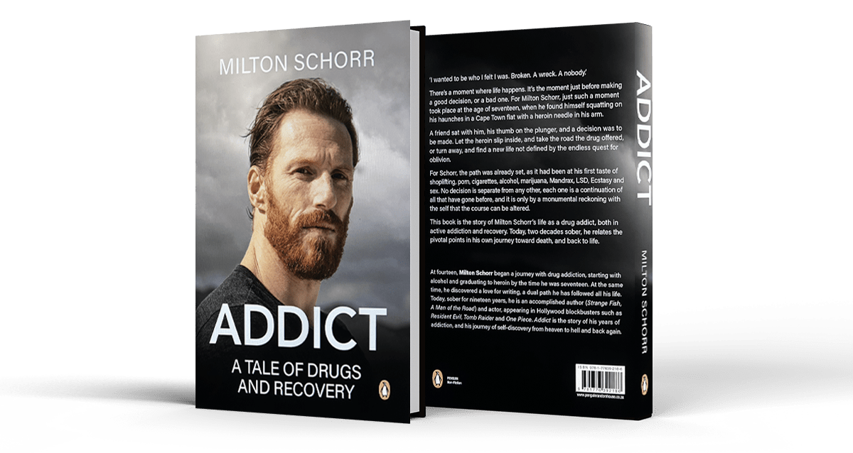 Addict Paperback (Signed) - Delivery Southern Africa - miltonschorr.com