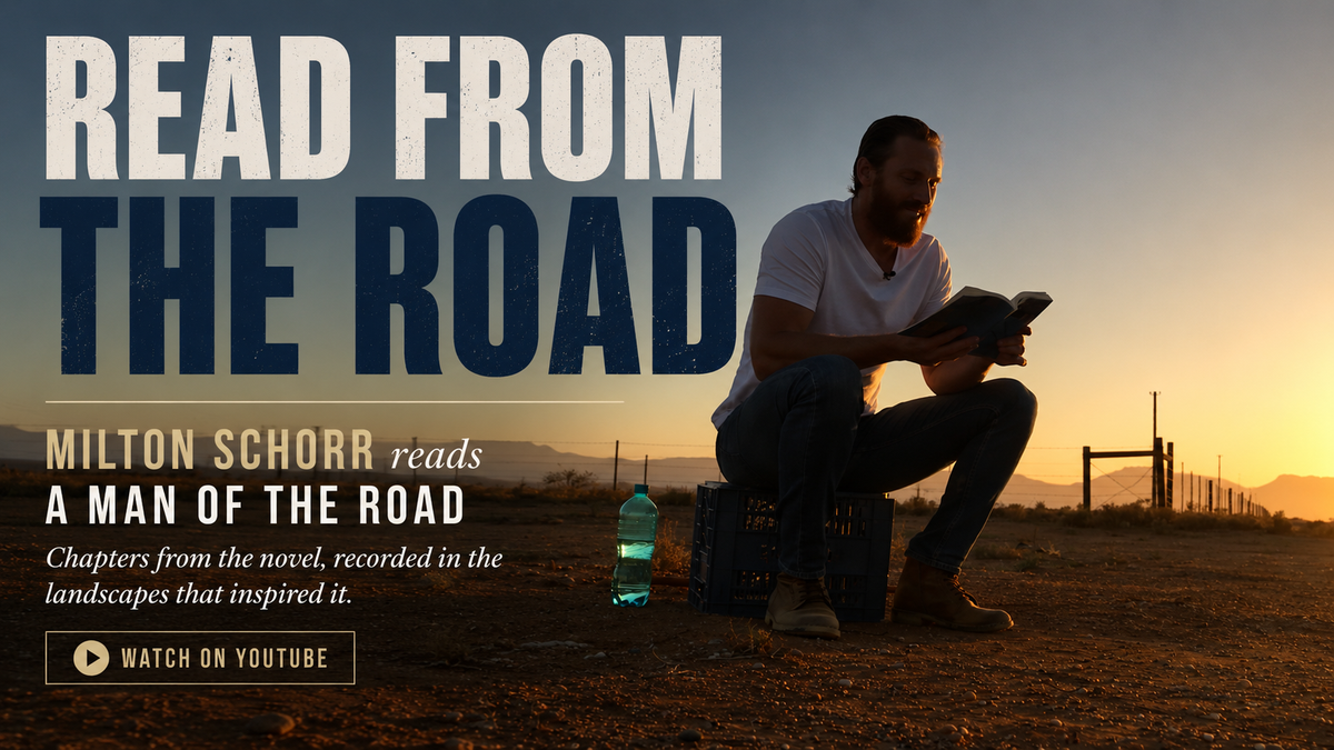 A Man of the Road audiobook visualiser