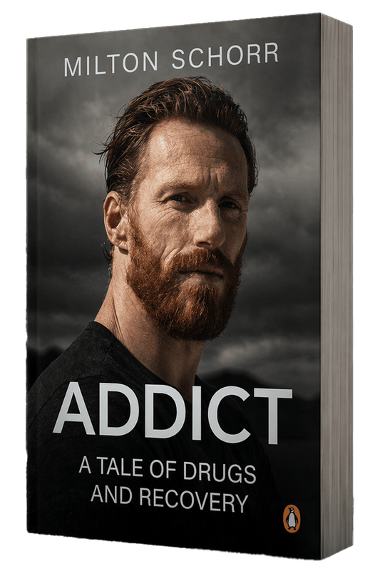 Addict by Milton Schorr - Paperback memoir on addiction and recovery

